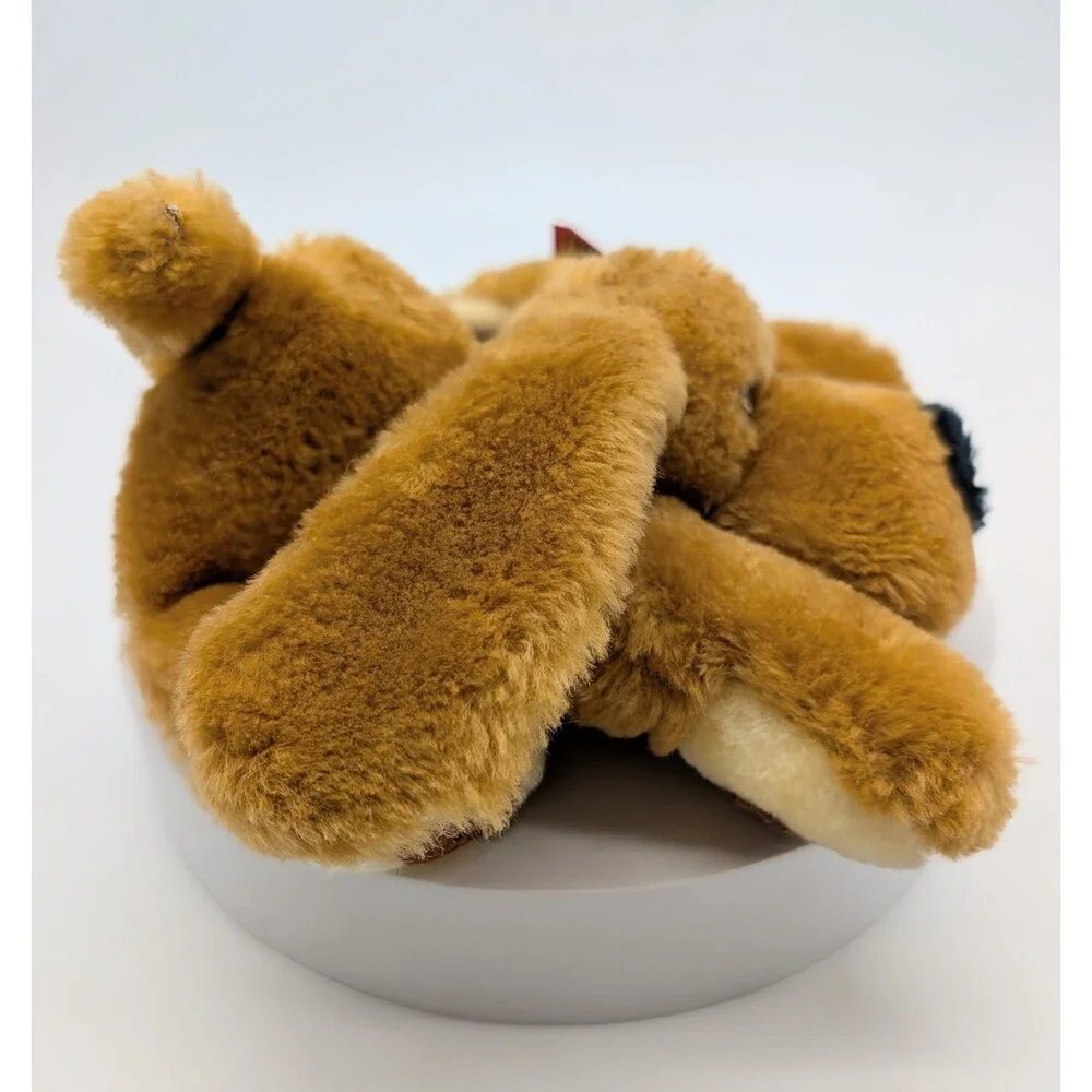VTG 1982 Antics Brown Fleagle Beagle Dog Plush Toy 5.5